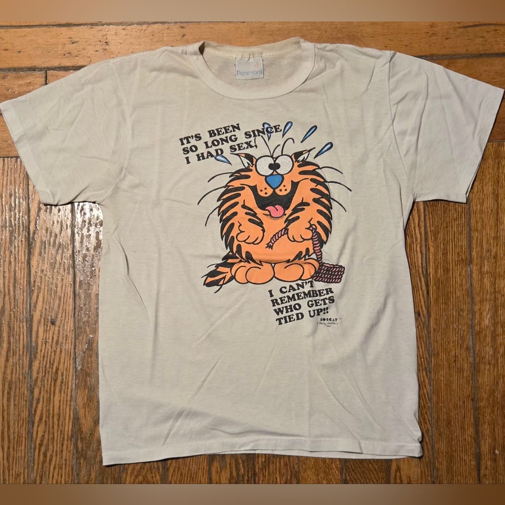 VTG 1989 Graphic Penmans T-Shirt M